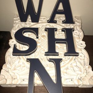 Wooden Letters from Pier1